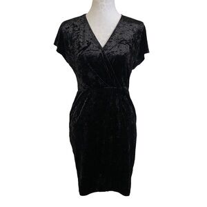 London Times Crushed Velvet Dress